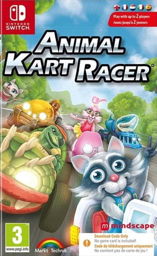 Animal Kart Racer (Code in a Box) - Nintendo Switch