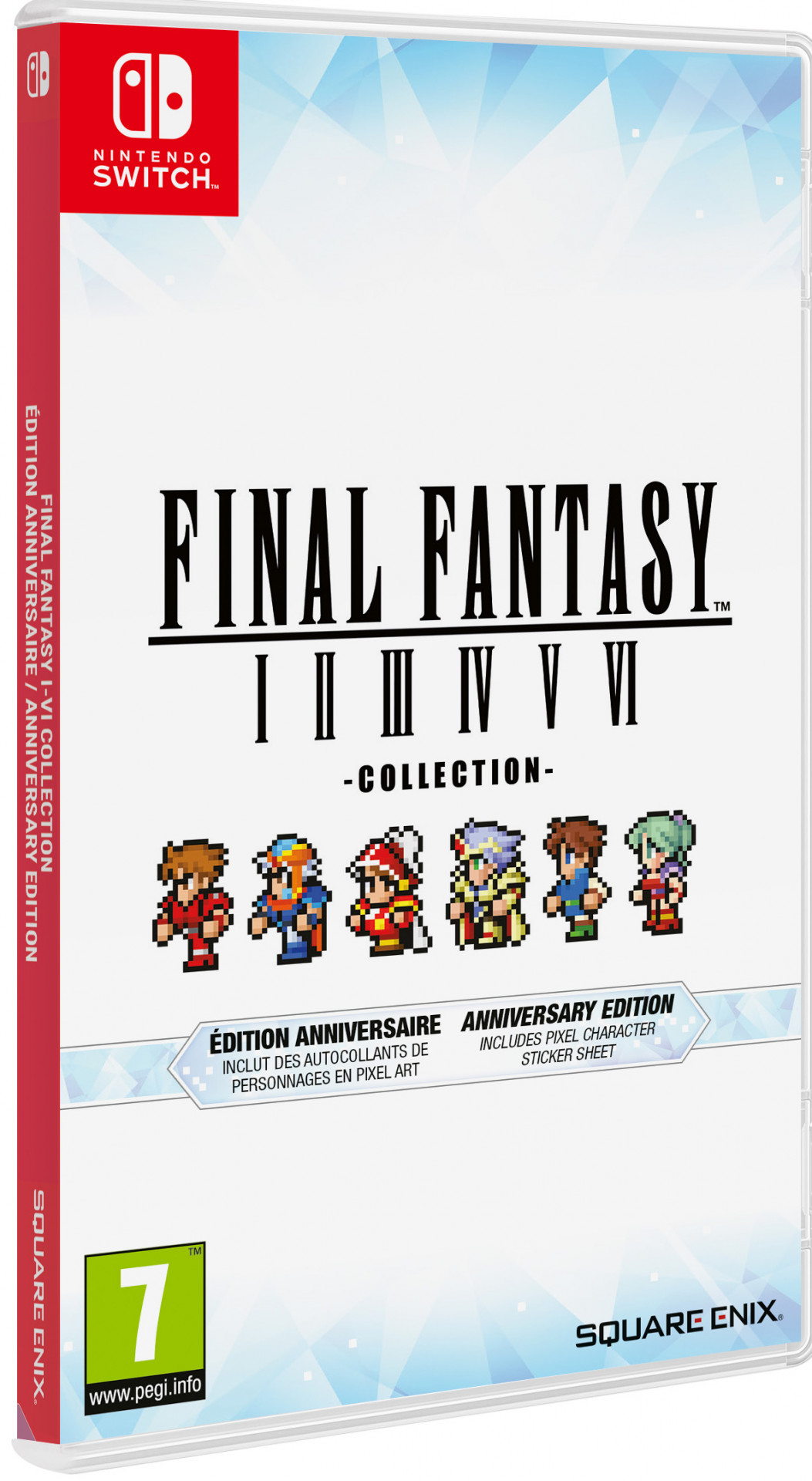 Final Fantasy I-VI Pixel Remaster Collection Anniversary Edition - Nintendo Switch