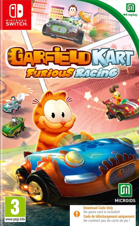 Garfield Kart Furious Racing (Code in a Box) - Nintendo Switch