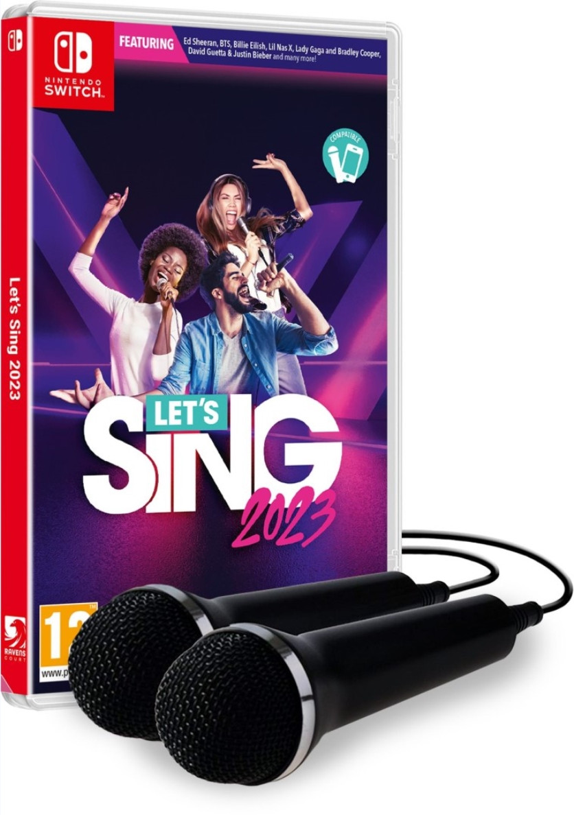 Let's Sing 2023 + 2 Microphones - Nintendo Switch