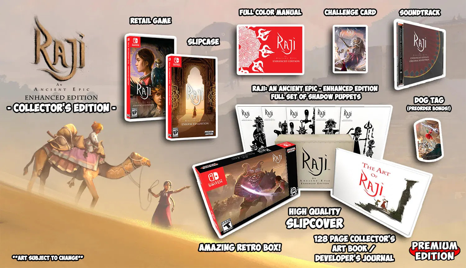 Raji an Anchient Epic - Enhanced Collector's Edition - Nintendo Switch