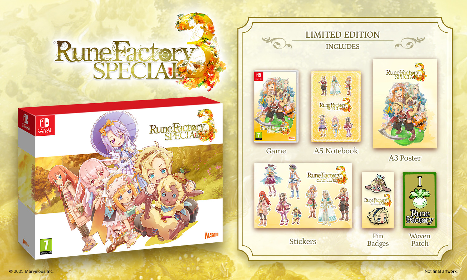 Rune Factory 3 Special Limited Edition - Nintendo Switch