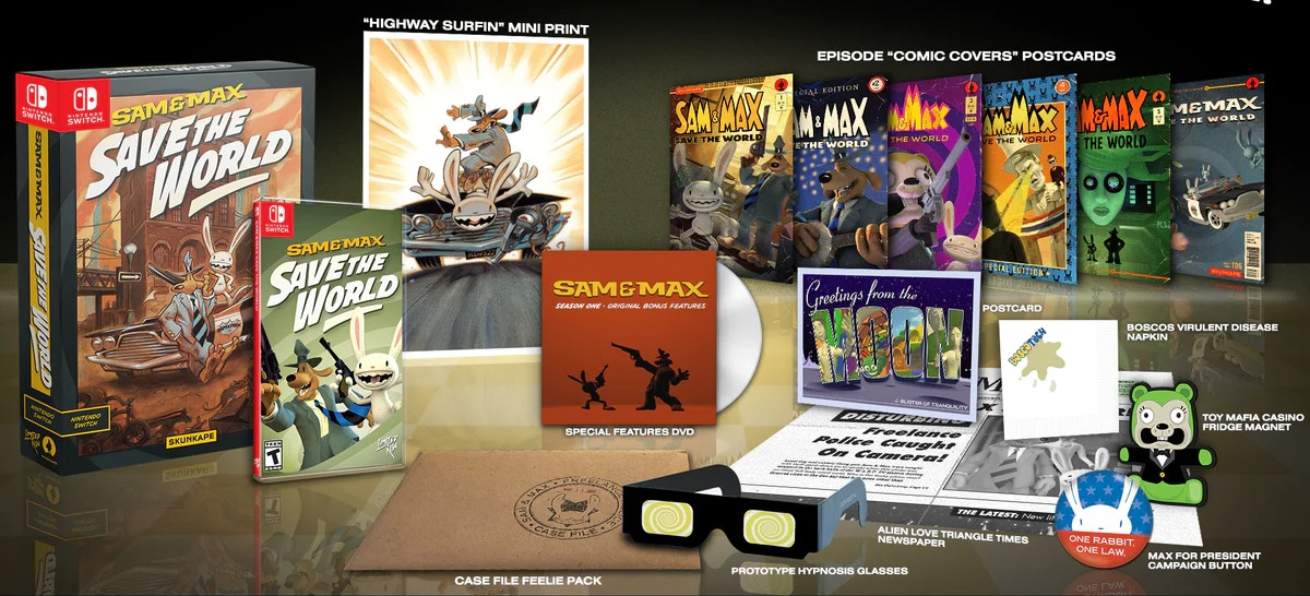Sam & Max Save the World Collector's Edition (Limited Run Games) - Nintendo Switch