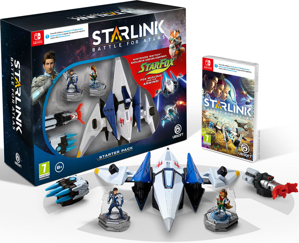 Starlink Starter Pack (verpakking Italiaans, game Engels) - Nintendo Switch