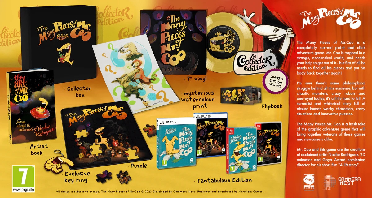 The Many Pieces of Mr. Coo: Collector Edition - Nintendo Switch