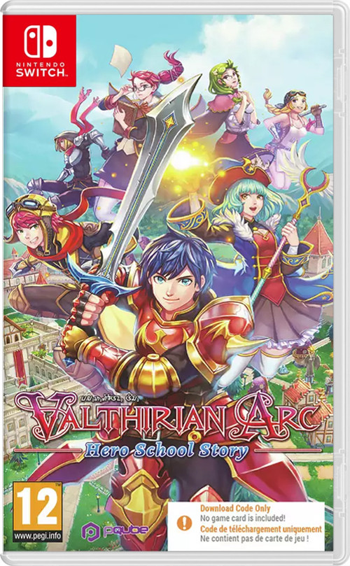 Valthirian Arc: Hero School Story (Code in a Box) - Nintendo Switch