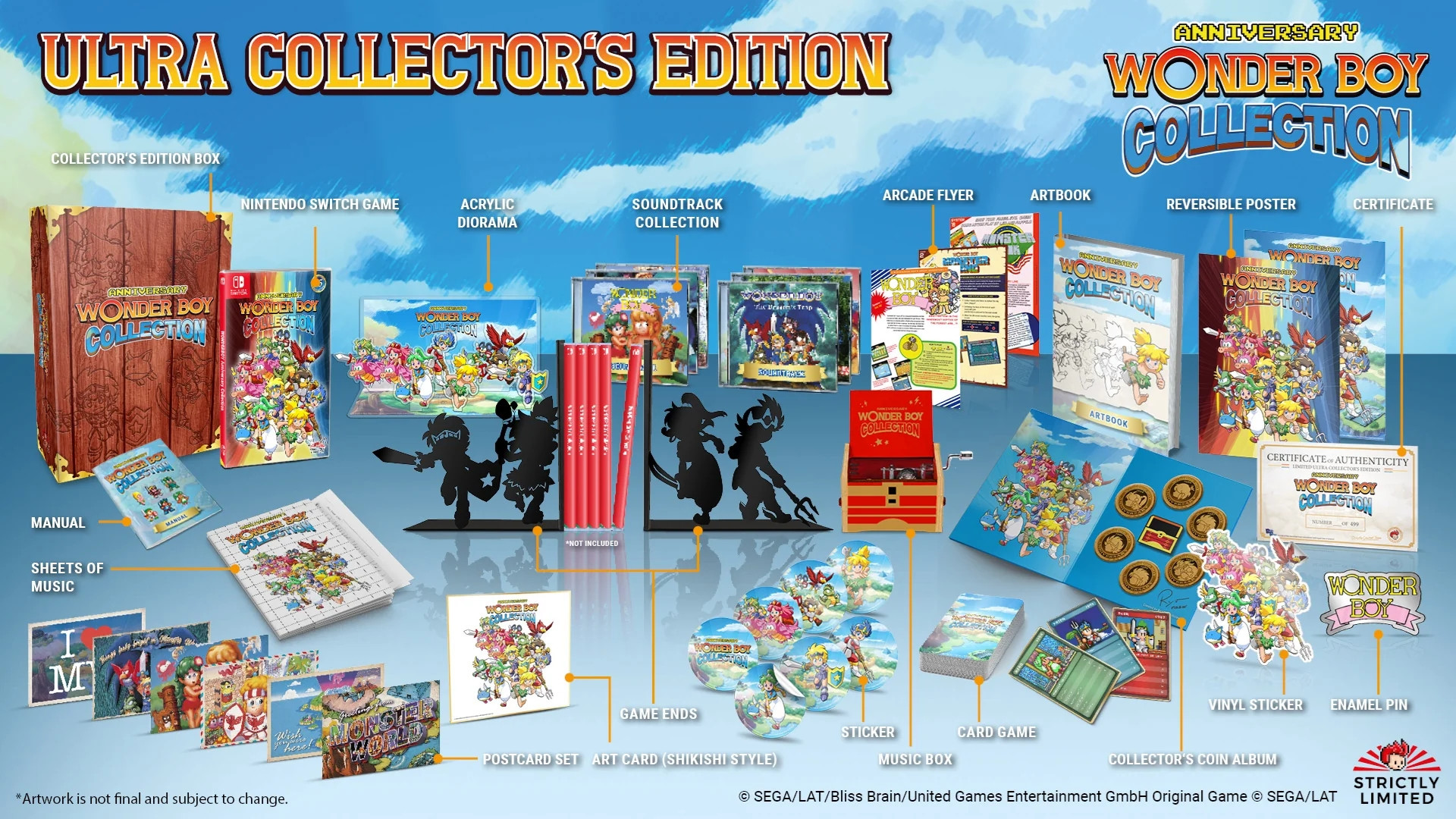 Wonder Boy Anniversary Collection Ultra Collector's Edition - Nintendo Switch