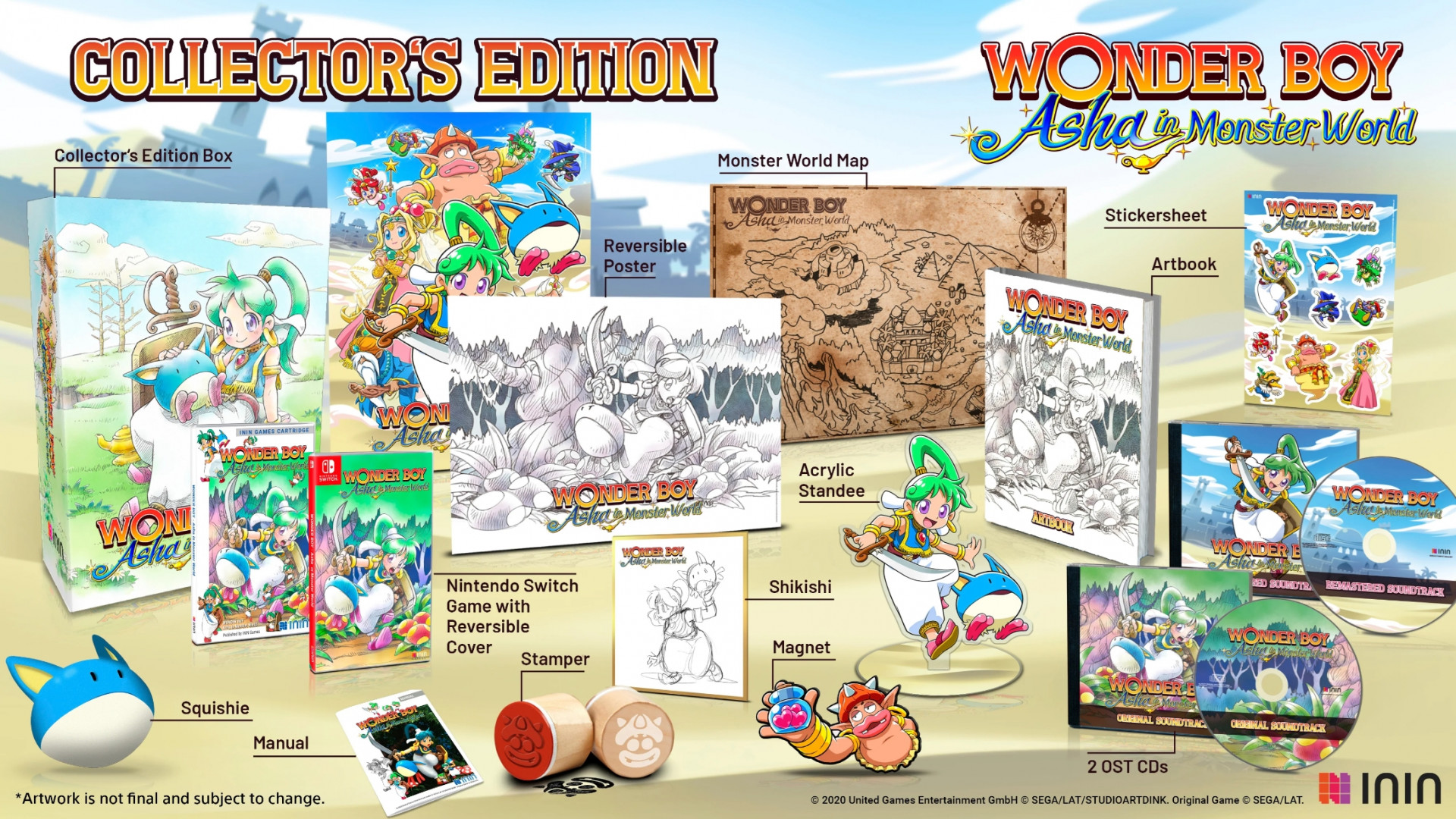Wonder Boy Asha in Monster World Collector's Edition - Nintendo Switch