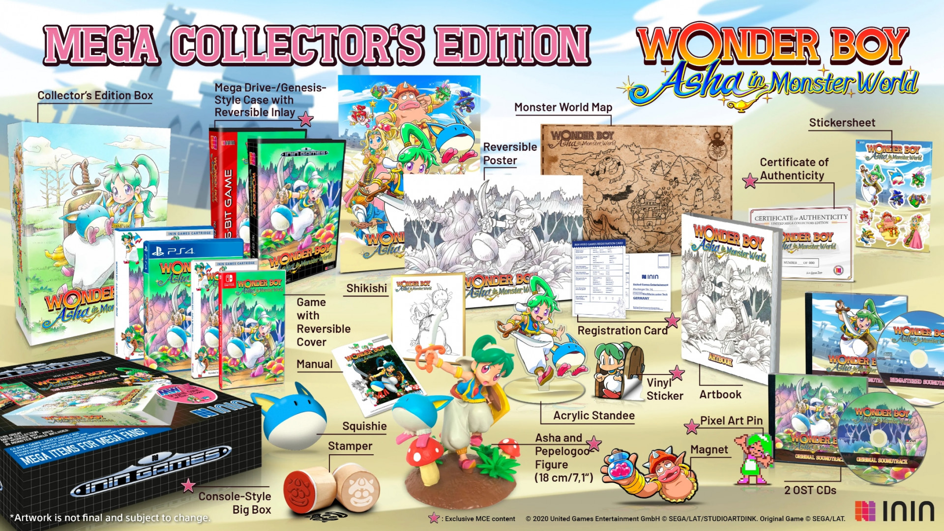 Wonder Boy Asha in Monster World Mega Collector's Edition - Nintendo Switch