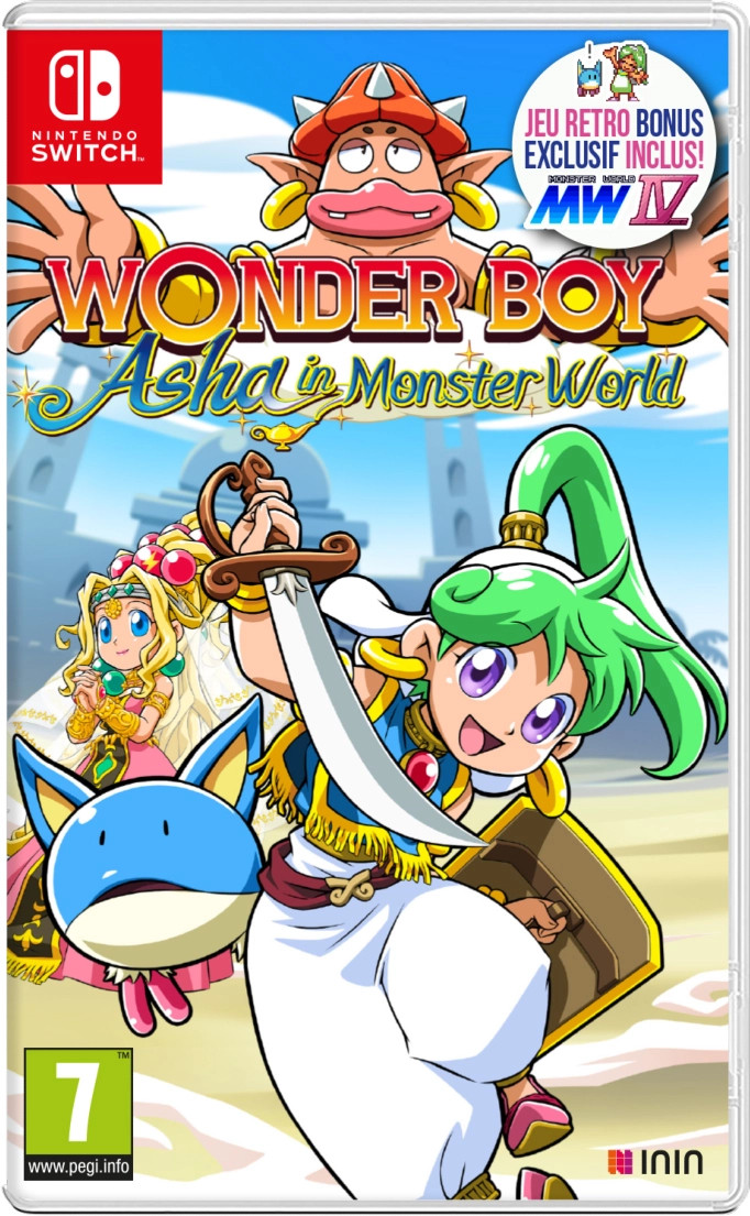 Wonder Boy Asha in Monster World (verpakking Frans, game Engels) - Nintendo Switch