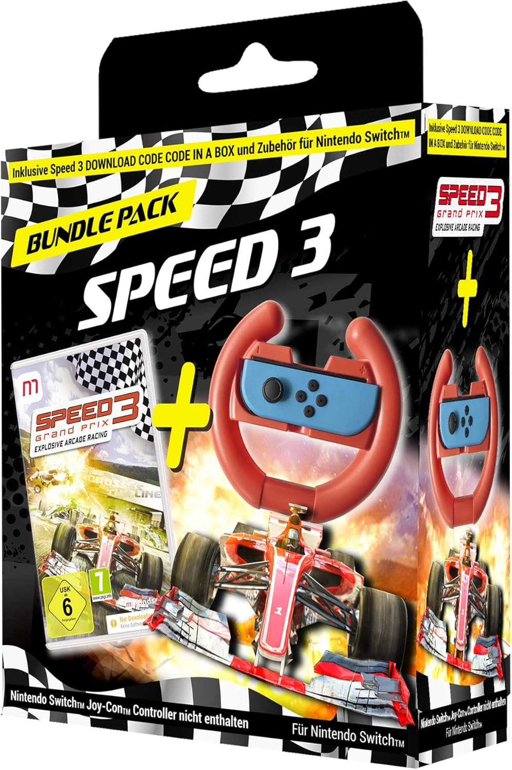 Speed 3 GP + Racing Wheel Bundle Pack