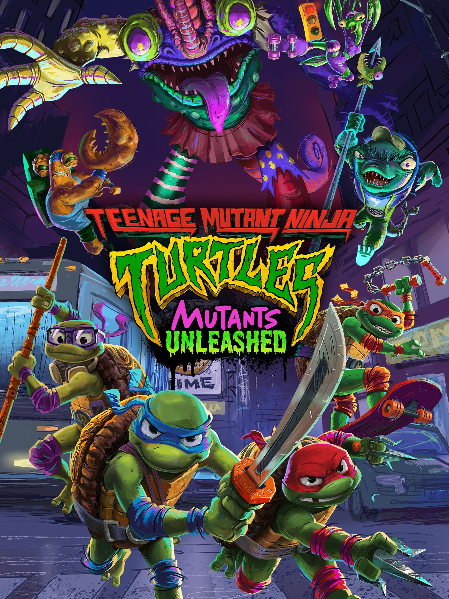 $Teenage Mutant Ninja Turtles: Mutants Unleashed art