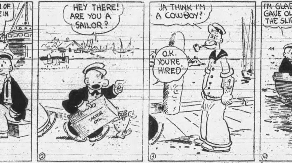 CLASSIC 20S CHARACTERS LIKE POPEYE AND TINTIN GO PUBLIC