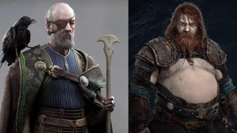 Amazon's God of War Casts New Odin and Thor from Severance