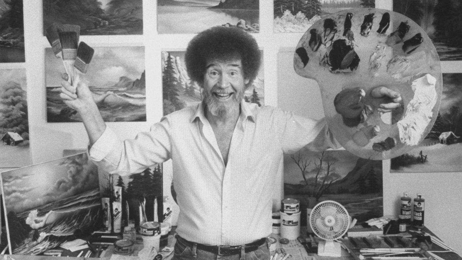 Bob Ross Painting Sells for Over $1 Million for Public TV