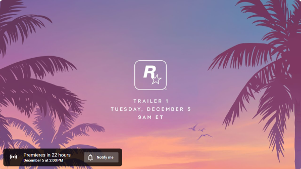 Countdown chaos: Overwhelming crowds camp out online for the GTA 6 trailer premiere