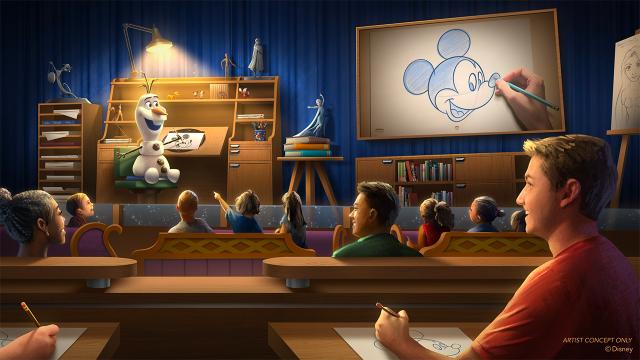 Discover Olaf's Drawing Secrets at Disney Animation Event