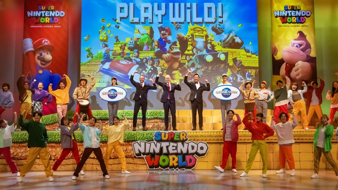Donkey kong's jungle paradise opens at nintendo world