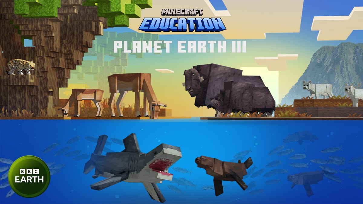 Explore Minecraft's free Planet Earth 3 DLC: pure joy