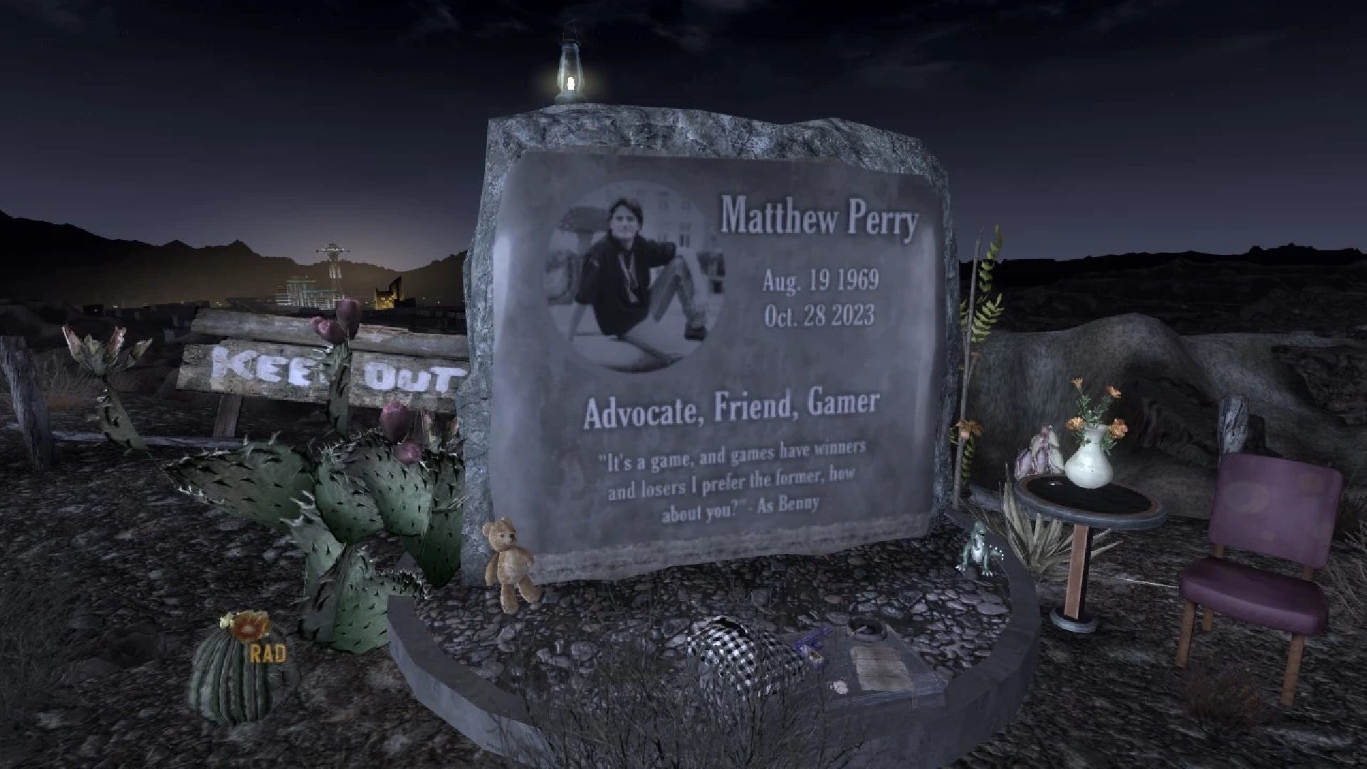 Fallout New Vegas mod's epic Matthew Perry homage