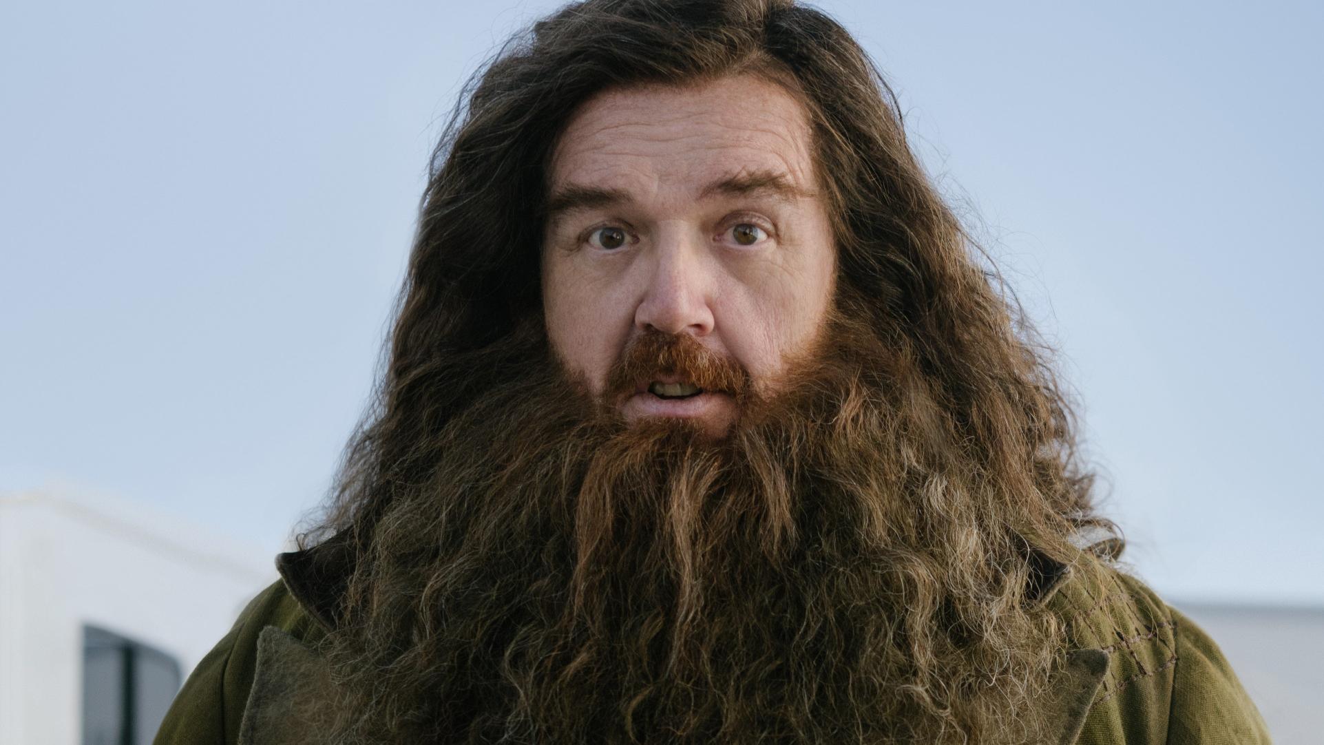 First Look: Nick Frost Is Hagrid in HBO's Harry Potter Series