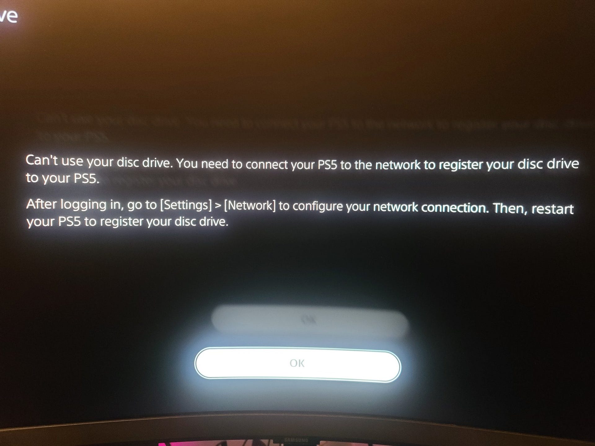 First images leaked of mandatory net for PS5 Slim install