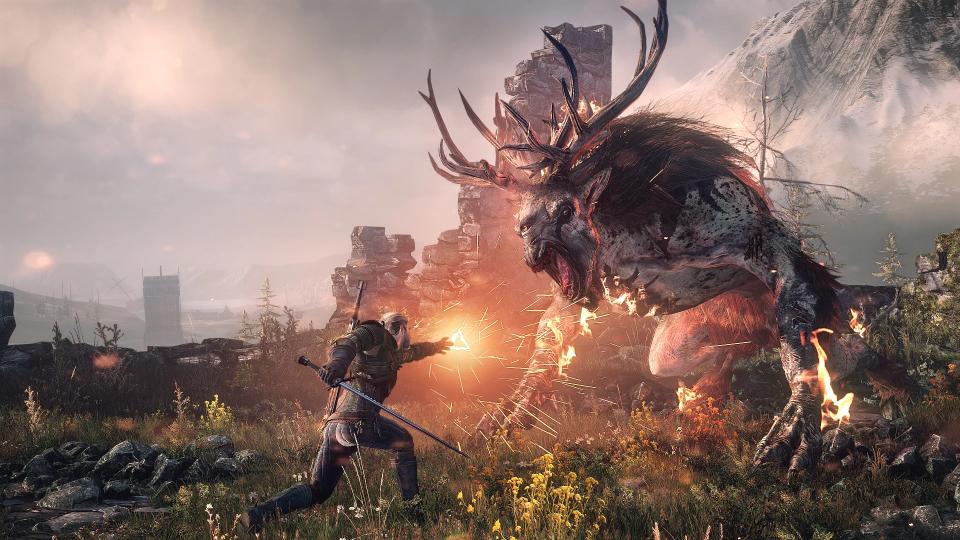 Forget Roach, ride a deadly fiend in Witcher 3 mod