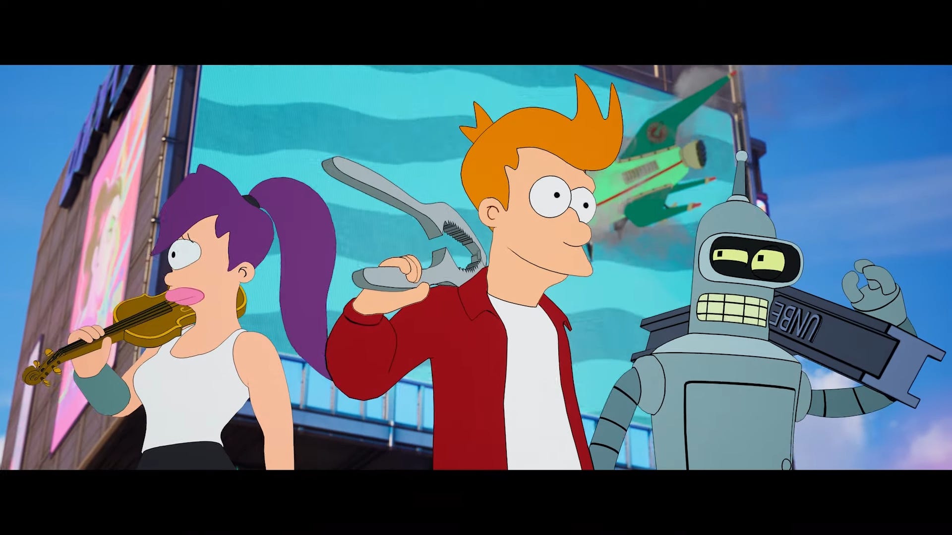 Futurama characters now available in Fortnite
