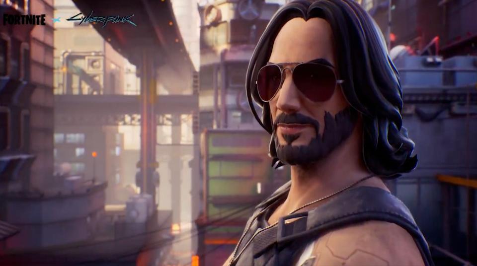 Keanu Reeves Returns to Fortnite as Johnny Silverhand with Nuke