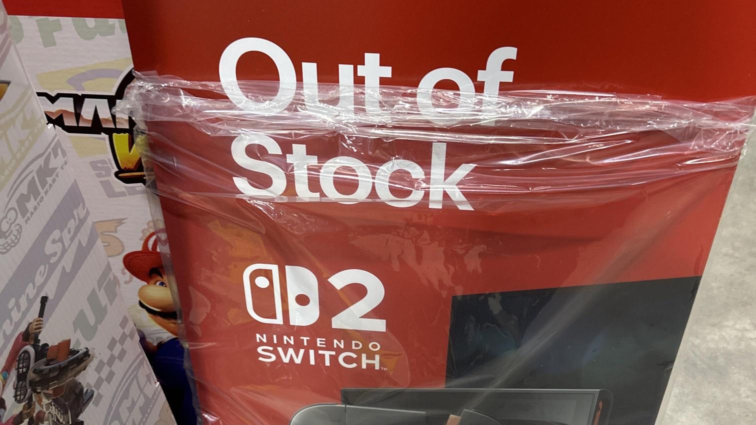 Nintendo Sends 'Out of Stock' Signs Days Before Switch 2 Launch