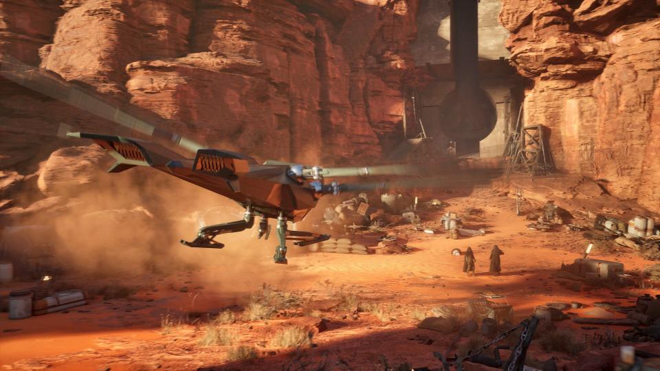Ornithopter Squashes Players in Dune: Awakening PvP