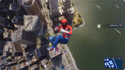 Public Service Announcement: In Spider-Man 2, Unique Stunts are Possible During Dive-Bombing