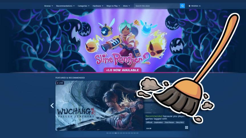 Steam Refresh: Navigation Revamp and Storefront Clean-Up