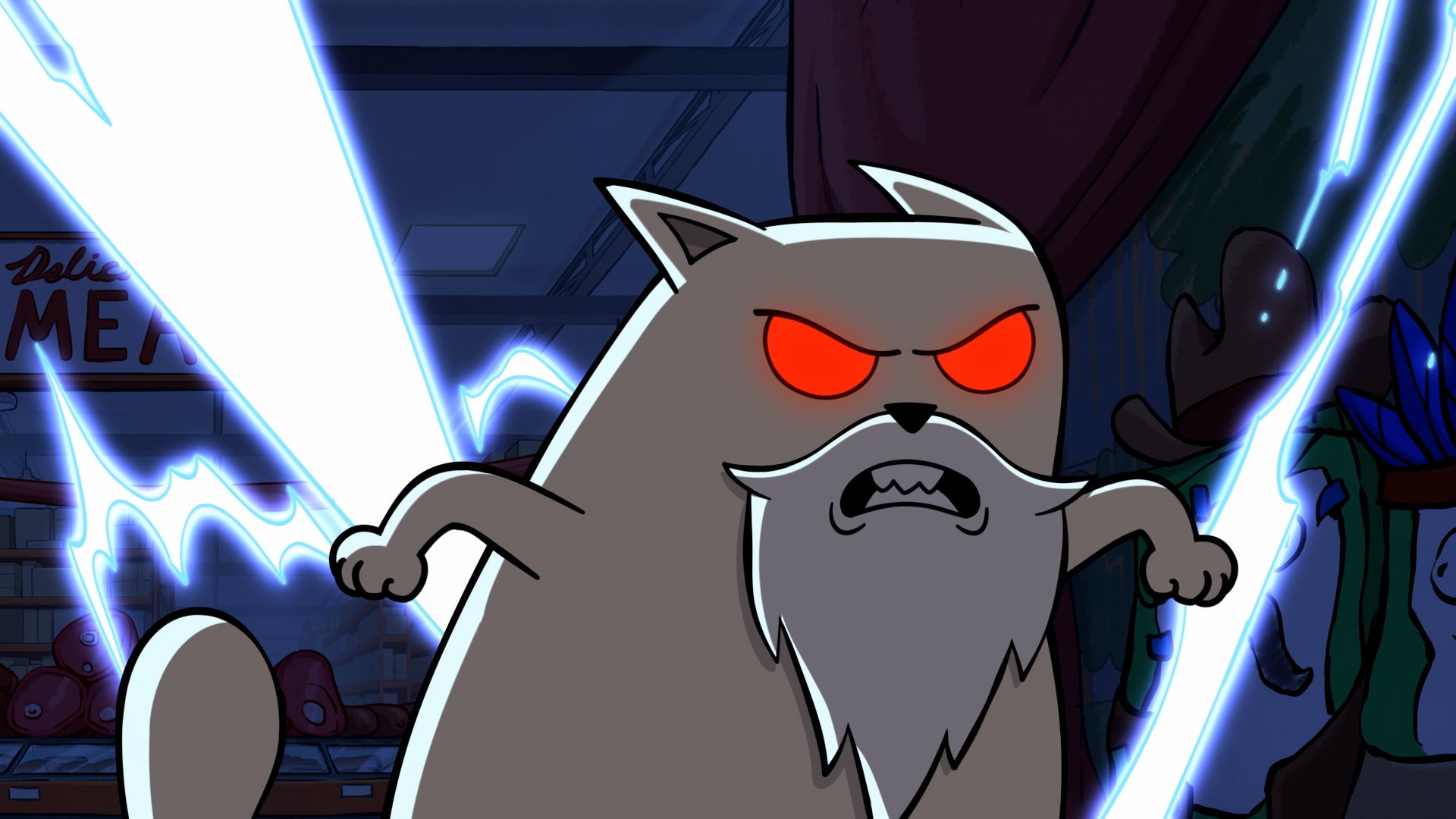Unveiling of exploding kittens teaser features Tom Ellis as a godly cat form