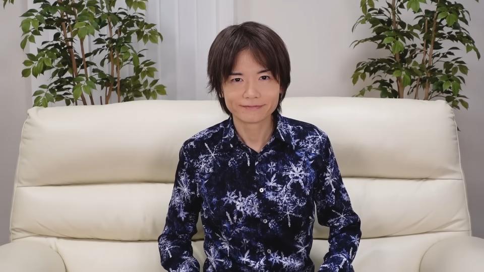 sakurai's game-making passion burns strong post-smash
