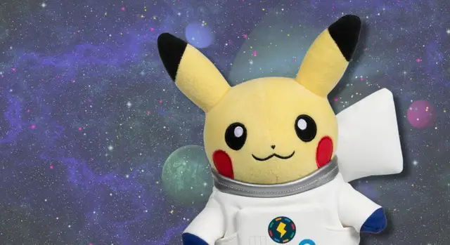 Pokémon x ESA collection: two astronaut Pikachu plushies for $29.99