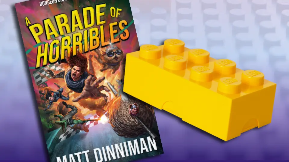 New Dungeon Crawler Carl book with a LEGO joke