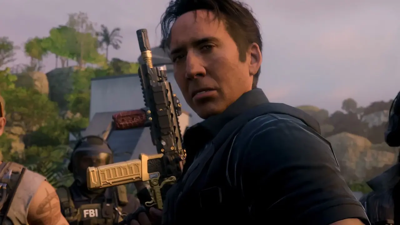 Nicolas Cage in Call of Duty: Black Ops 7 - season 4 reloaded update