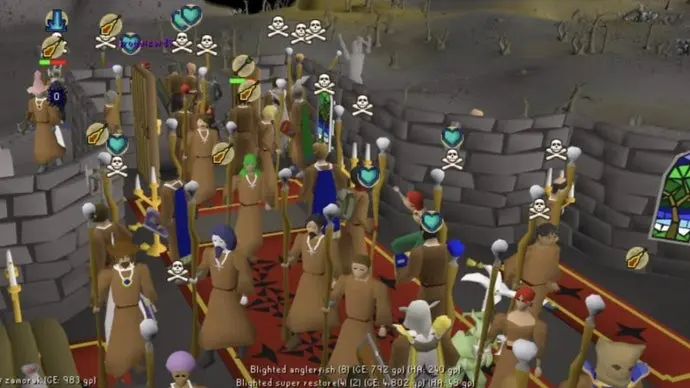 Religious war in Old School RuneScape: Saradomin vs. Zamorak