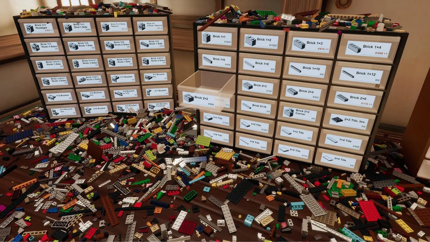 Never Sort By Color: Innovatieve LEGO-achtige Game van Bryan Livingston