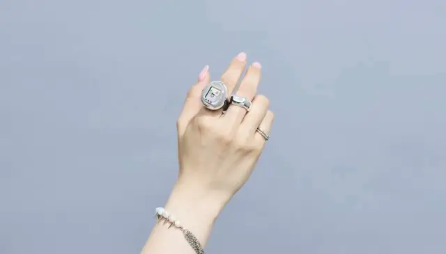 Tamagotchi Ring: smallest virtual pet as a fashion accessory