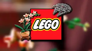 LEGO Mini Orchid set and the creation of the Millennium Falcon
